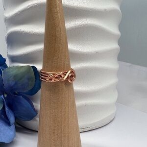 ARTISAN Copper Spiral Wire Wrap Ring